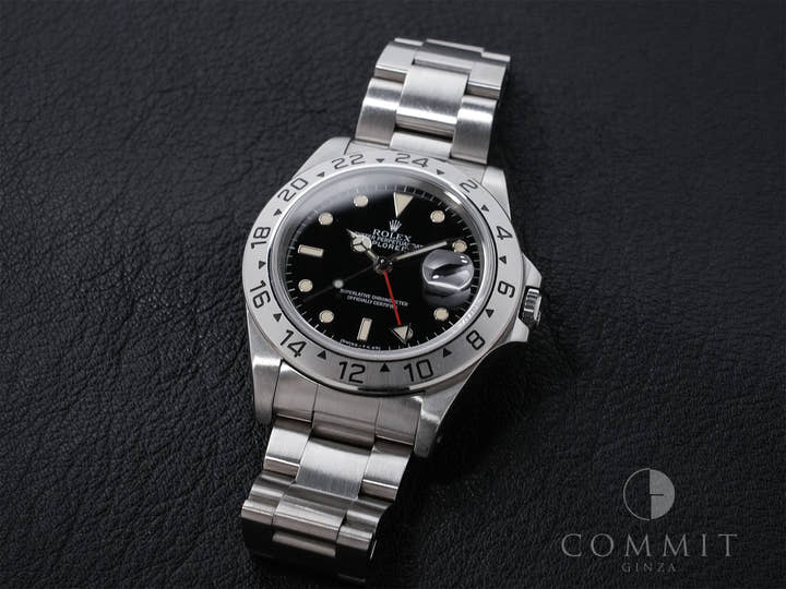 ロレックス エクスプローラーII Ref.16570 ステンレススチール ブラック文字盤