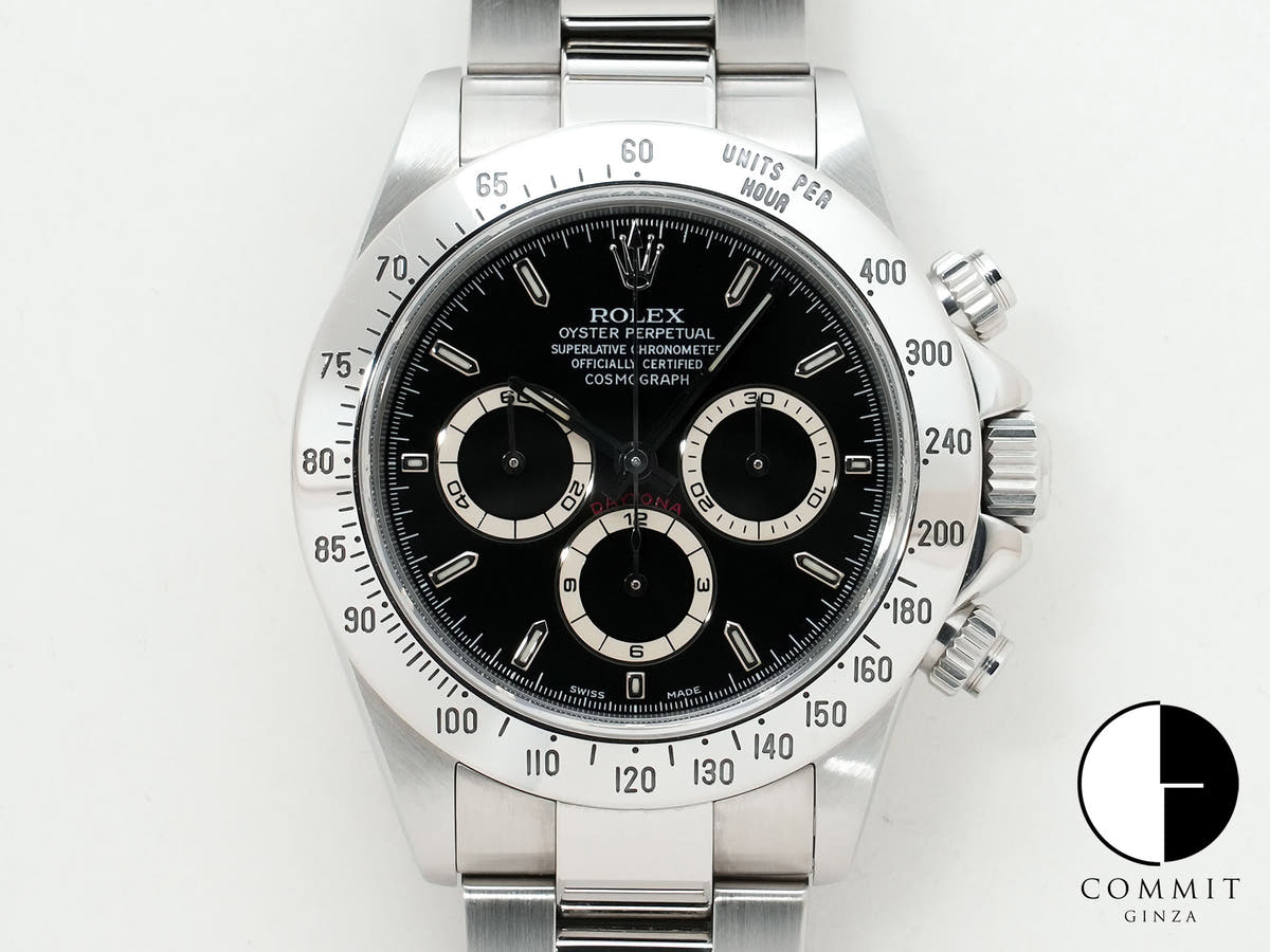 ロレックス デイトナ エルプリメロ Ref.16520 ステンレススチール ブラック文字盤