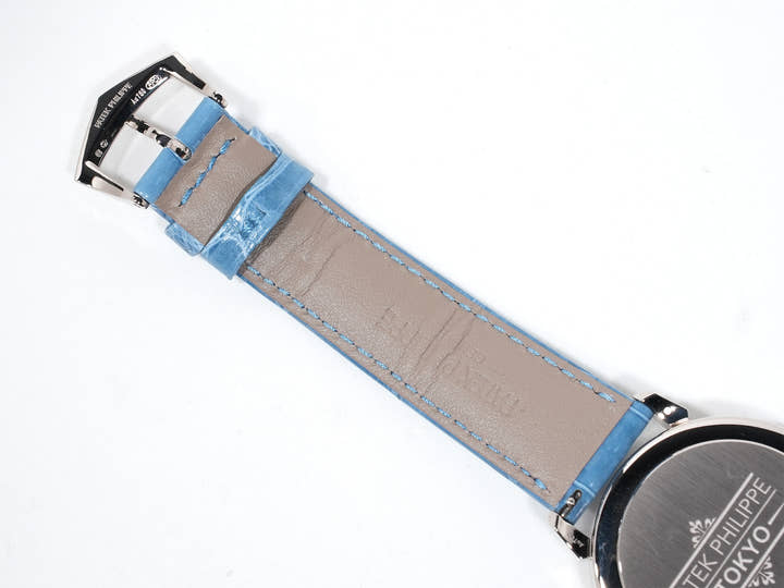 パテックフィリップ カラトラバ グランド エキシビジョン 東京2023 Ref.6127G-010 ホワイトゴールド ラックライトブルー文字盤 極美品 2ganeowi