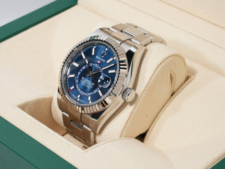 ロレックス スカイドゥエラー Ref.336934 ステンレススチール/ホワイトゴールド ブルー文字盤 オイスターブレスレット