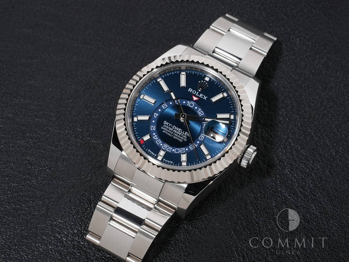 ロレックス スカイドゥエラー Ref.336934 ステンレススチール/ホワイトゴールド ブルー文字盤 オイスターブレスレット