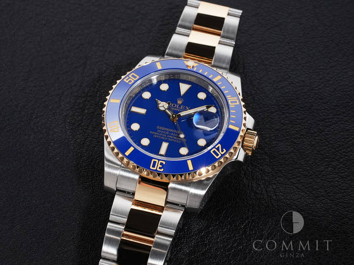 ロレックス サブマリーナー デイト Ref.116613LB ステンレススチール/イエローゴールド ブルー文字盤