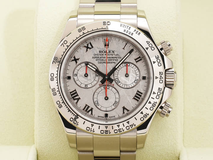 ロレックス デイトナ Ref.116509 ホワイトゴールド メテオライト文字盤