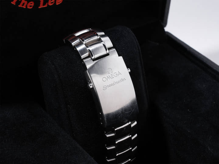 オメガ スピードマスター シューマッハ レジェンド Ref.3853.32 SS アイボリー×ブラック文字盤 中古 ovicbsgu