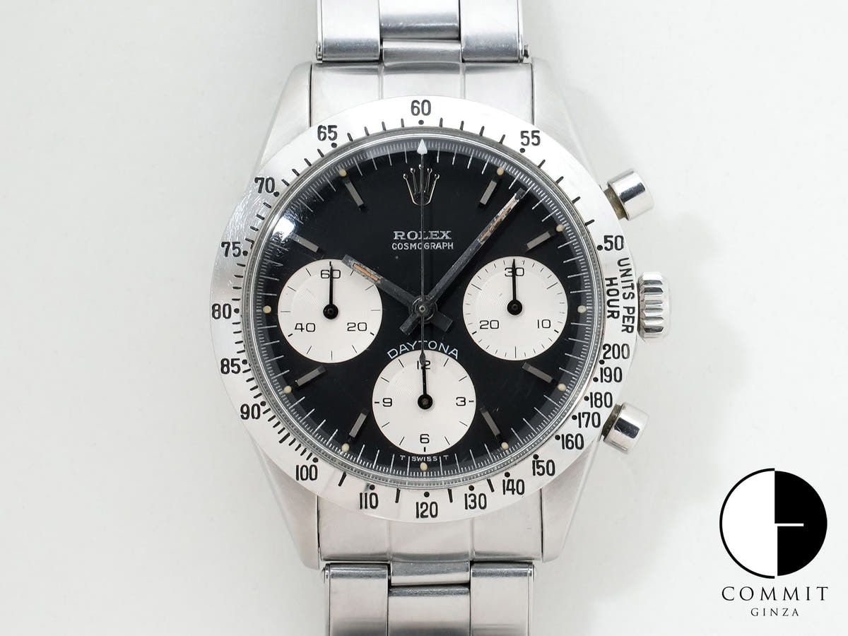 ロレックス デイトナ Ref.6239 ステンレススチール ブラック文字盤