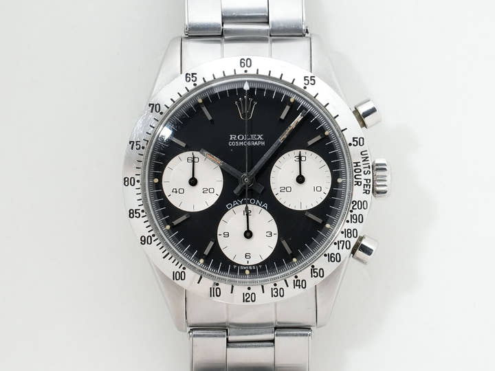 ロレックス デイトナ Ref.6239 ステンレススチール ブラック文字盤
