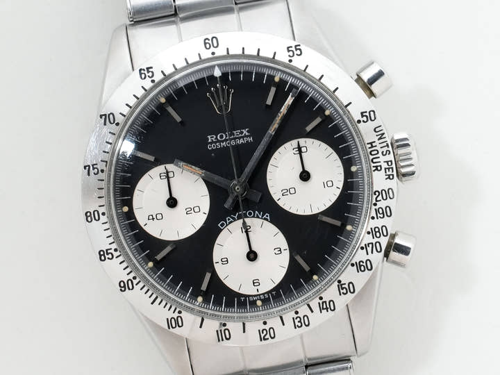 ロレックス デイトナ Ref.6239 ステンレススチール ブラック文字盤