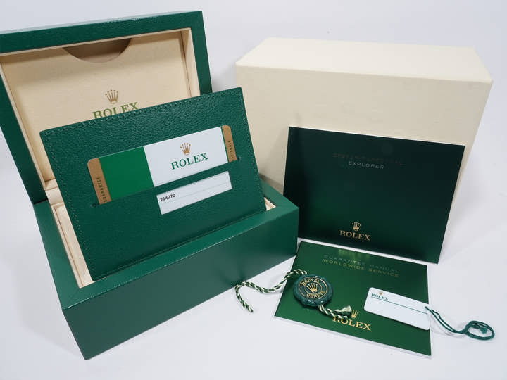 ロレックス エクスプローラーI Ref.214270 ステンレススチール ブラック文字盤