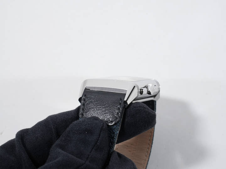 Jaeger-LeCoultre Reverso Tribute Chronograph Ref.Q389848J SS Blue-gray x skeleton dial Good condition 7732rxag