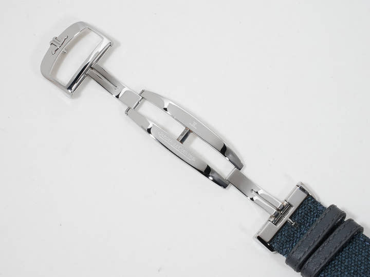 Jaeger-LeCoultre Reverso Tribute Chronograph Ref.Q389848J SS Blue-gray x skeleton dial Good condition 7732rxag