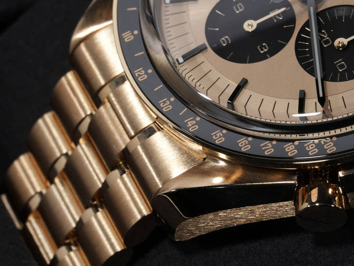 オメガ スピードマスター ムーンウォッチ プロフェッショナル Ref.310.60.42.50.99.002 MOONSHINE GOLD シャンパン文字盤 極美品 rdp52hyg