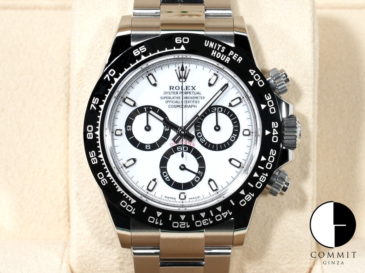 ロレックス デイトナ Ref.116500LN ステンレススチール ホワイト文字盤