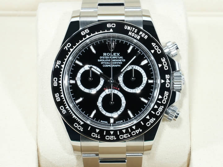 ロレックス デイトナ Ref.126500LN ステンレススチール ブラック文字盤