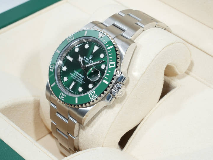 ロレックス サブマリーナー デイト Ref.116610LV ステンレススチール グリーン文字盤