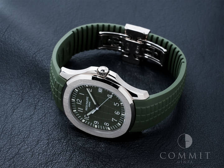 パテックフィリップ アクアノート Ref.5168G-010 ホワイトゴールド カーキグリーン文字盤