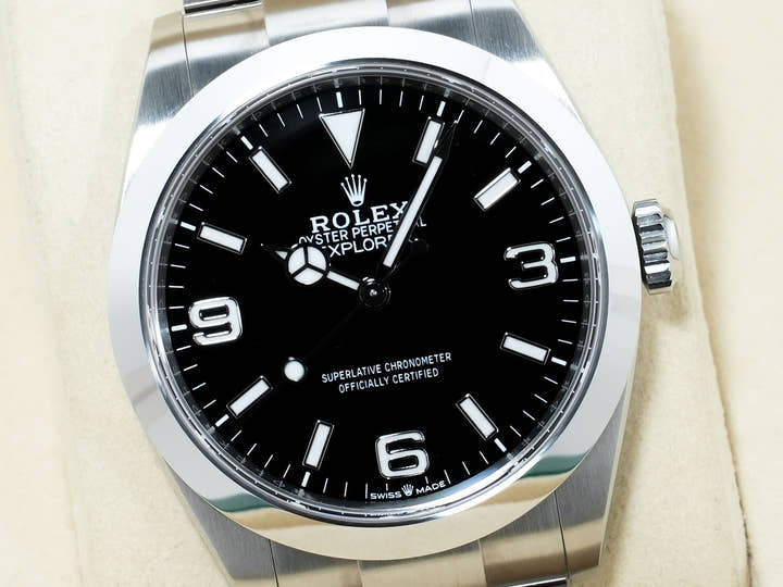 ロレックス エクスプローラー40 Ref.224270 ステンレススチール ブラック文字盤
