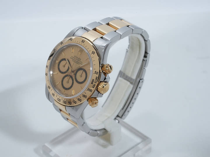 ロレックス デイトナ エルプリメロ Ref.16523 ステンレススチール/イエローゴールド シャンパン文字盤