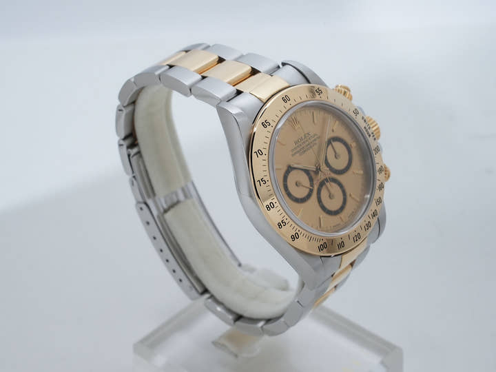 ロレックス デイトナ エルプリメロ Ref.16523 ステンレススチール/イエローゴールド シャンパン文字盤