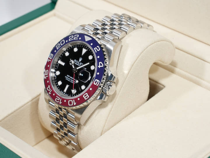 ロレックス GMTマスターII Ref.126710BLRO ステンレススチール ブラック文字盤 ジュビリーブレスレット