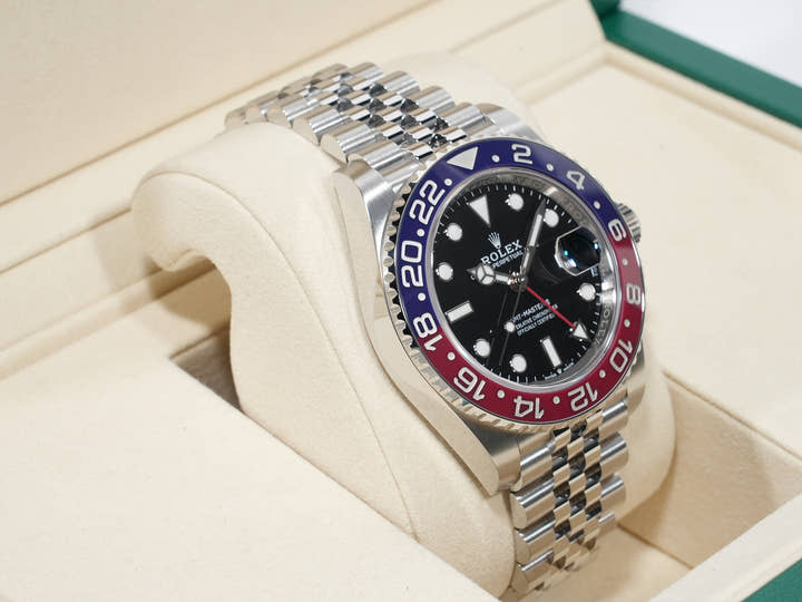 ロレックス GMTマスターII Ref.126710BLRO ステンレススチール ブラック文字盤 ジュビリーブレスレット