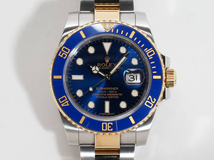 ロレックス サブマリーナー デイト Ref.116613LB ステンレススチール/イエローゴールド ブルー文字盤
