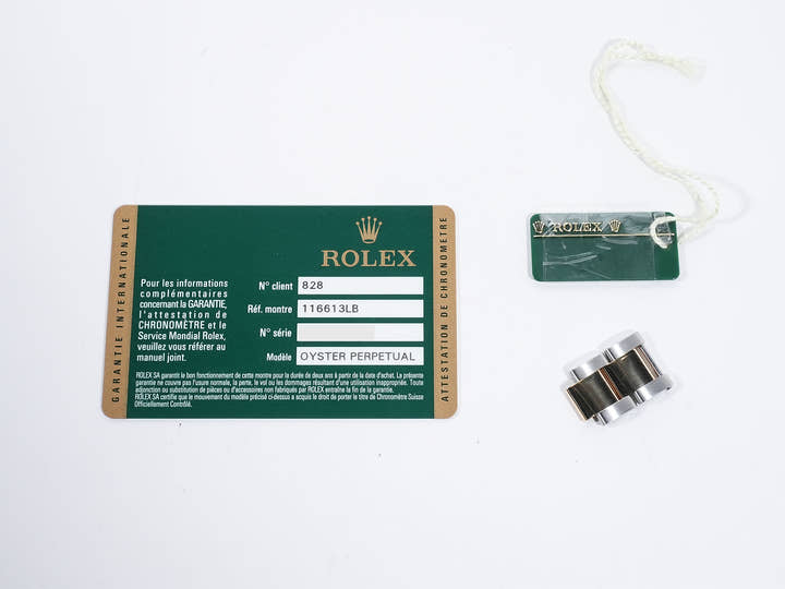 ロレックス サブマリーナー デイト Ref.116613LB ステンレススチール/イエローゴールド ブルー文字盤