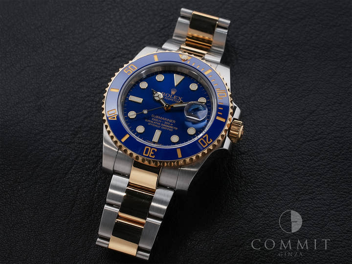 ロレックス サブマリーナー デイト Ref.116613LB ステンレススチール/イエローゴールド ブルー文字盤