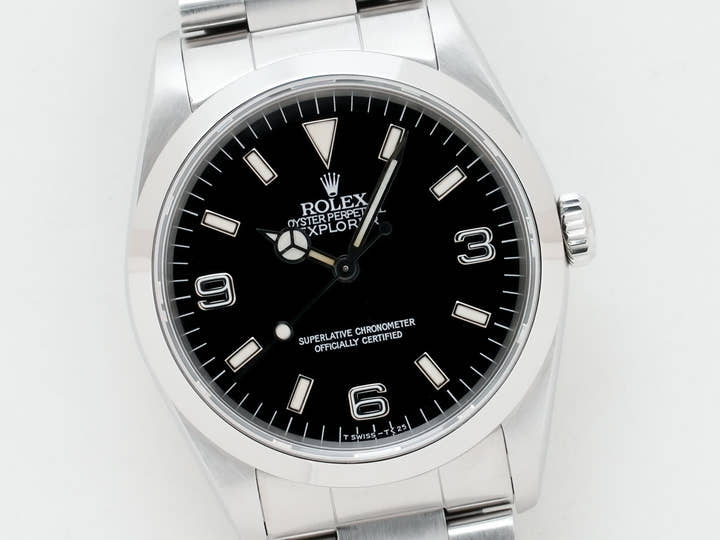ロレックス エクスプローラーI Ref.14270 ステンレススチール ブラック文字盤