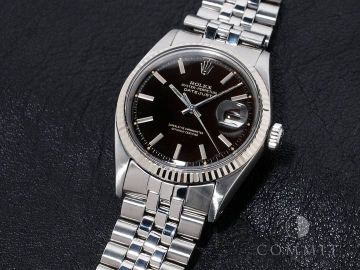 ロレックス デイトジャスト Ref.1601 ステンレススチール/ホワイトゴールド ブラウンミラー文字盤 ジュビリーブレスレット