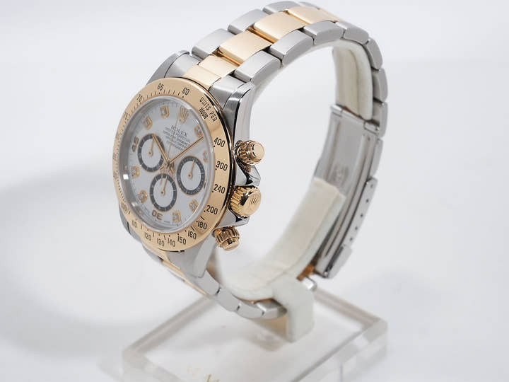 ロレックス デイトナ エルプリメロ Ref.16523 ステンレススチール/イエローゴールド ホワイト文字盤