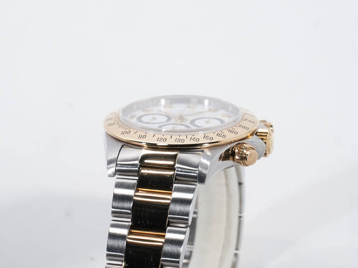 ロレックス デイトナ エルプリメロ Ref.16523 ステンレススチール/イエローゴールド ホワイト文字盤