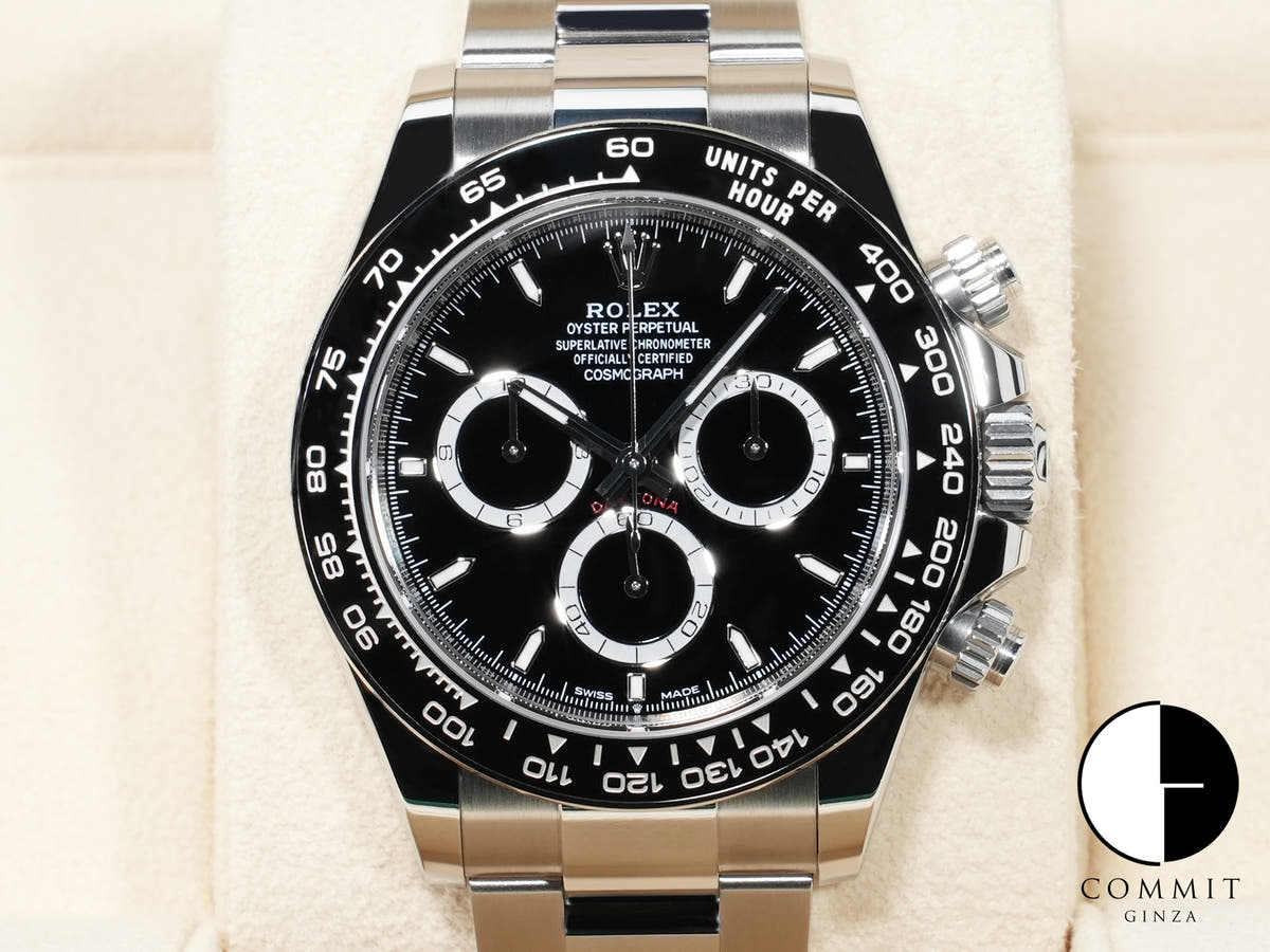 ロレックス デイトナ Ref.126500LN ステンレススチール ブラック文字盤
