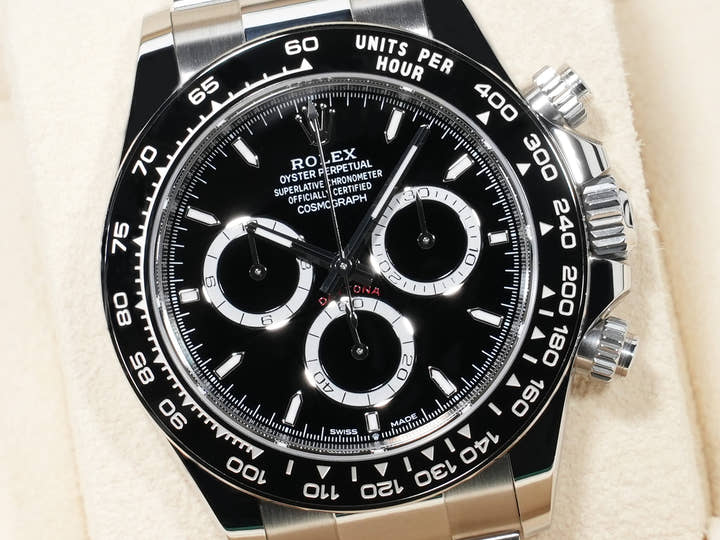 ロレックス デイトナ Ref.126500LN ステンレススチール ブラック文字盤