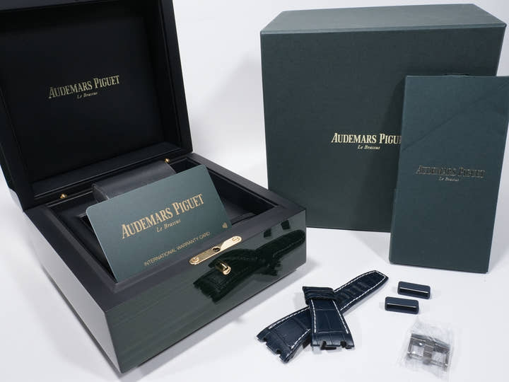 Audemars Piguet Royal Oak Offshore Chronograph Ref. 26480TI.OO.A027CA.01 Titanium Blue Dial