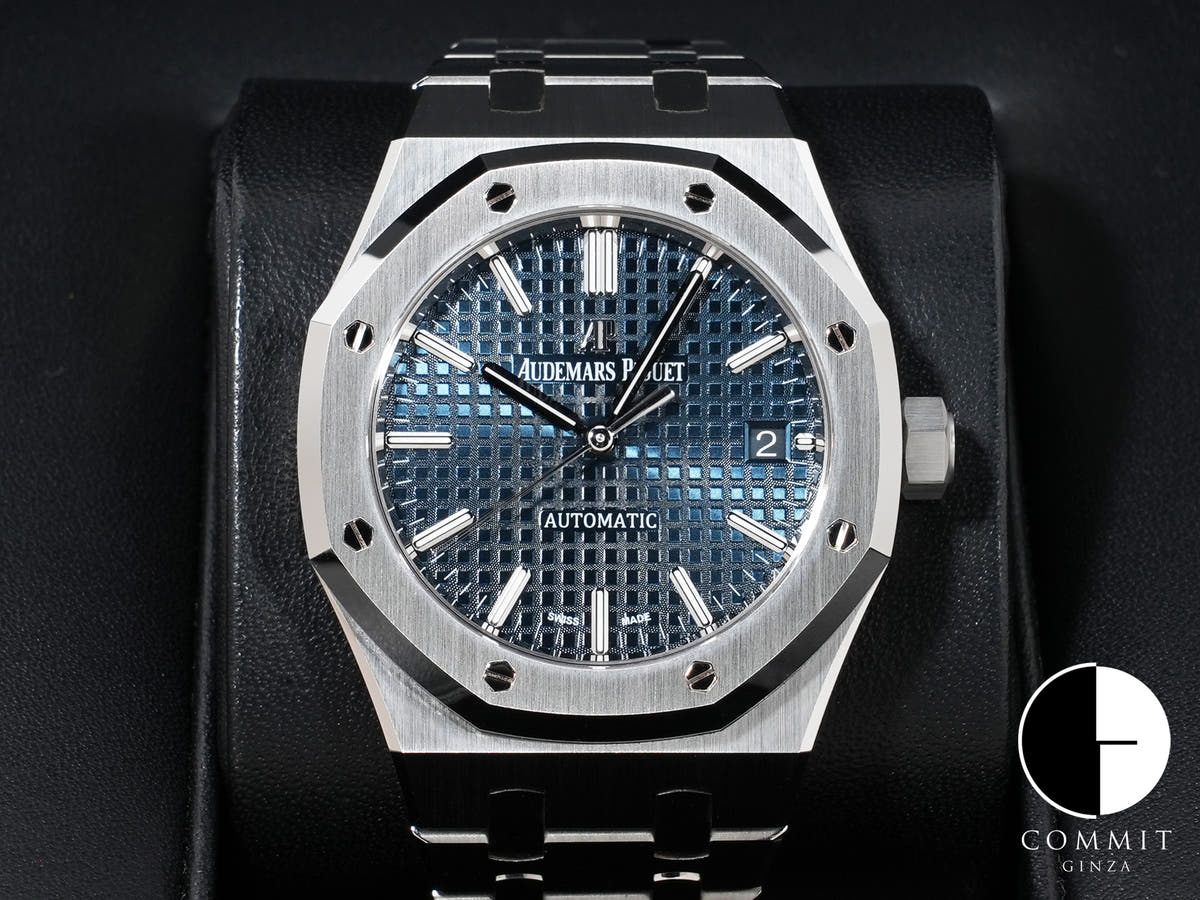 オーデマピゲ ロイヤルオーク Ref.15450ST.OO.1256ST.03 ステンレススチール ブルー文字盤