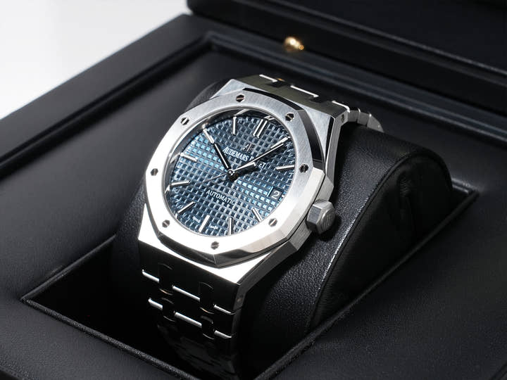 オーデマピゲ ロイヤルオーク Ref.15450ST.OO.1256ST.03 ステンレススチール ブルー文字盤