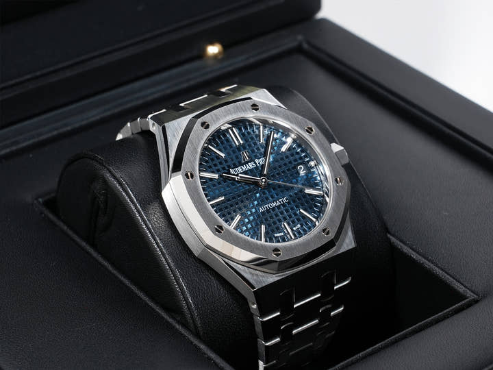 オーデマピゲ ロイヤルオーク Ref.15450ST.OO.1256ST.03 ステンレススチール ブルー文字盤