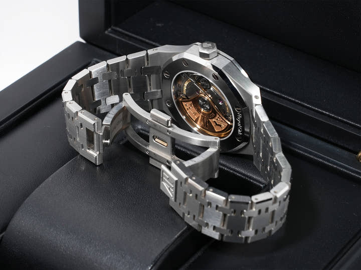 オーデマピゲ ロイヤルオーク Ref.15450ST.OO.1256ST.03 ステンレススチール ブルー文字盤