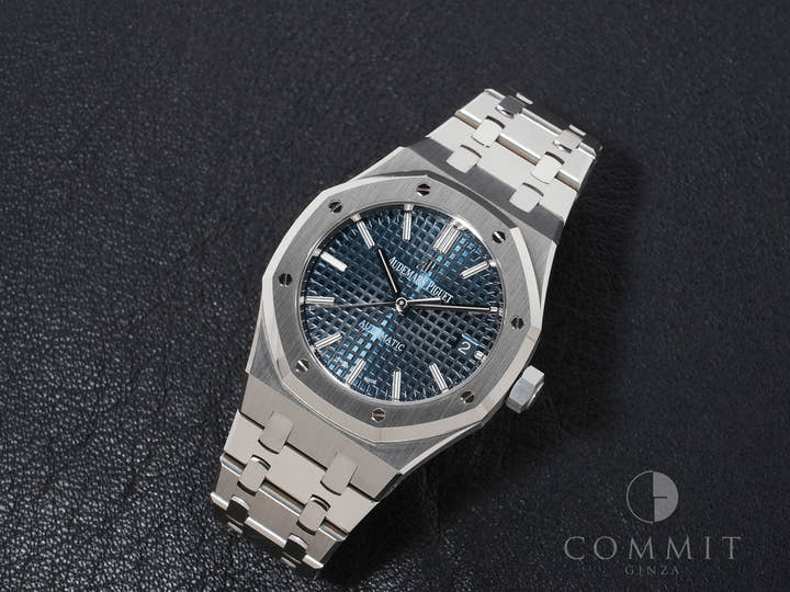 オーデマピゲ ロイヤルオーク Ref.15450ST.OO.1256ST.03 ステンレススチール ブルー文字盤