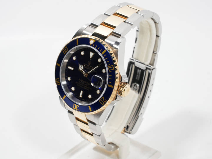 ロレックス サブマリーナー デイト Ref.16613 ステンレススチール/イエローゴールド ブルー文字盤