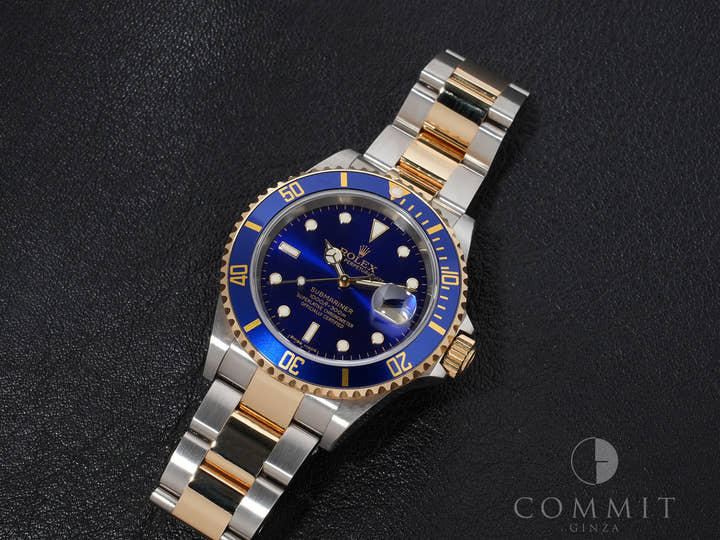 ロレックス サブマリーナー デイト Ref.16613 ステンレススチール/イエローゴールド ブルー文字盤