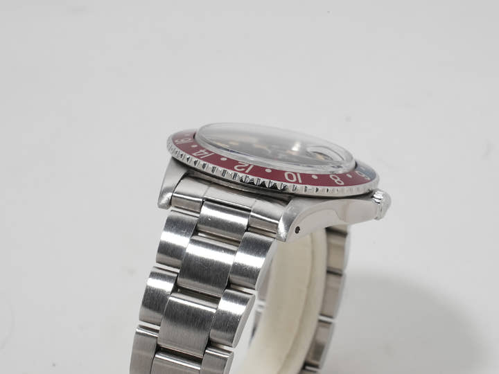 ロレックス GMTマスター Ref.1675 ステンレススチール ブラック文字盤 オイスターブレスレット 中古 9q3cw7qs