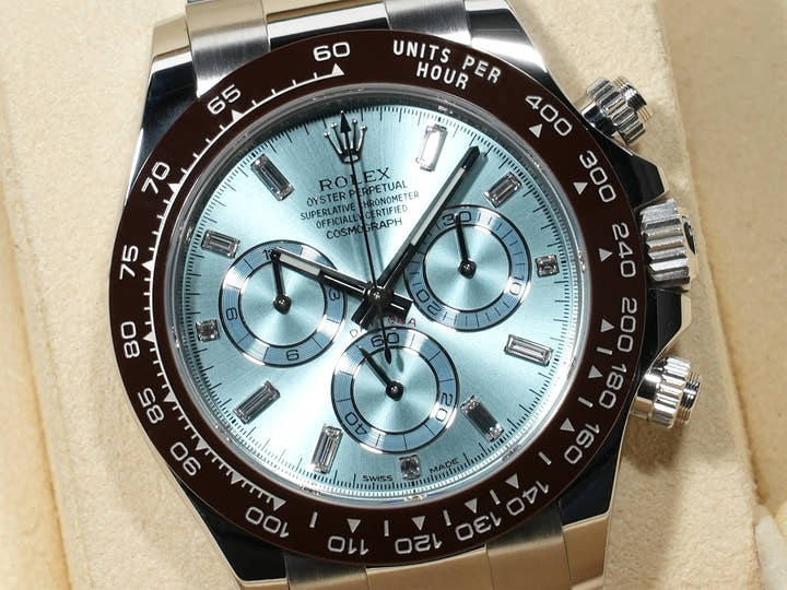 Rolex Daytona Ref. 116506A Platinum Ice Blue Dial