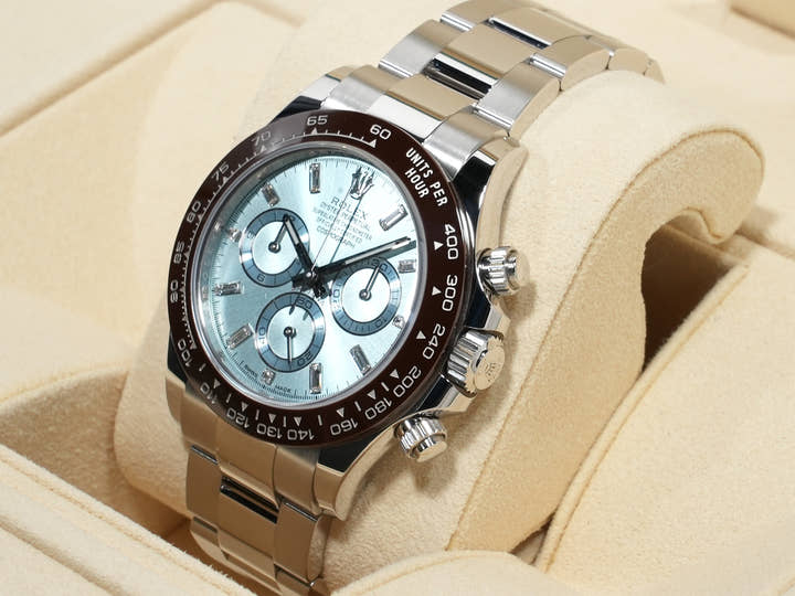 Rolex Daytona Ref. 116506A Platinum Ice Blue Dial