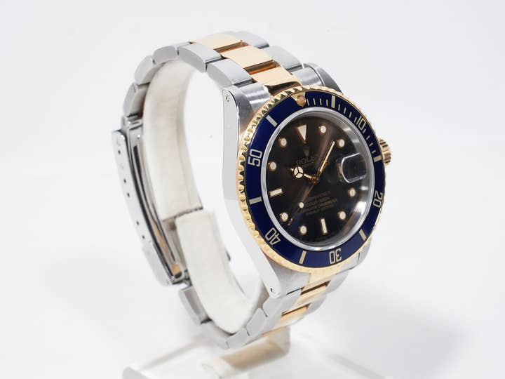 ロレックス サブマリーナー デイト Ref.16803 ステンレススチール/イエローゴールド ブルー文字盤
