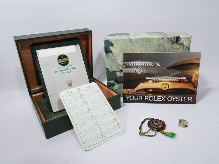 ロレックス サブマリーナー デイト Ref.16803 ステンレススチール/イエローゴールド ブルー文字盤