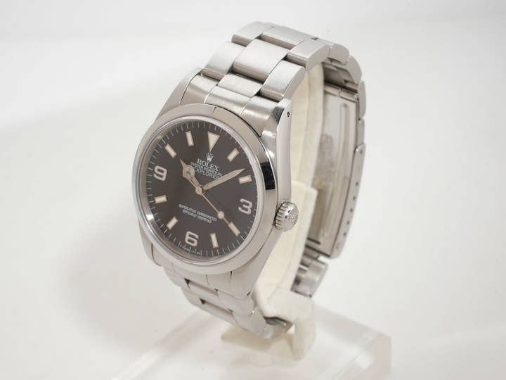 ロレックス エクスプローラーI Ref.14270 ステンレススチール ブラック文字盤