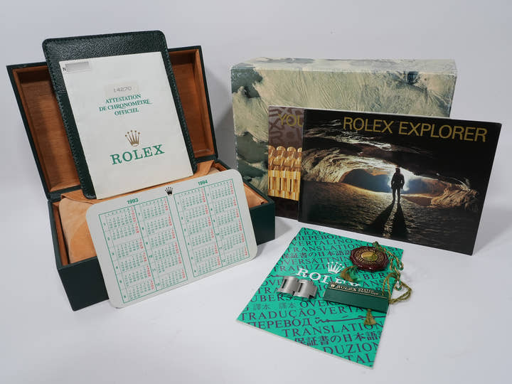 ロレックス エクスプローラーI Ref.14270 ステンレススチール ブラック文字盤