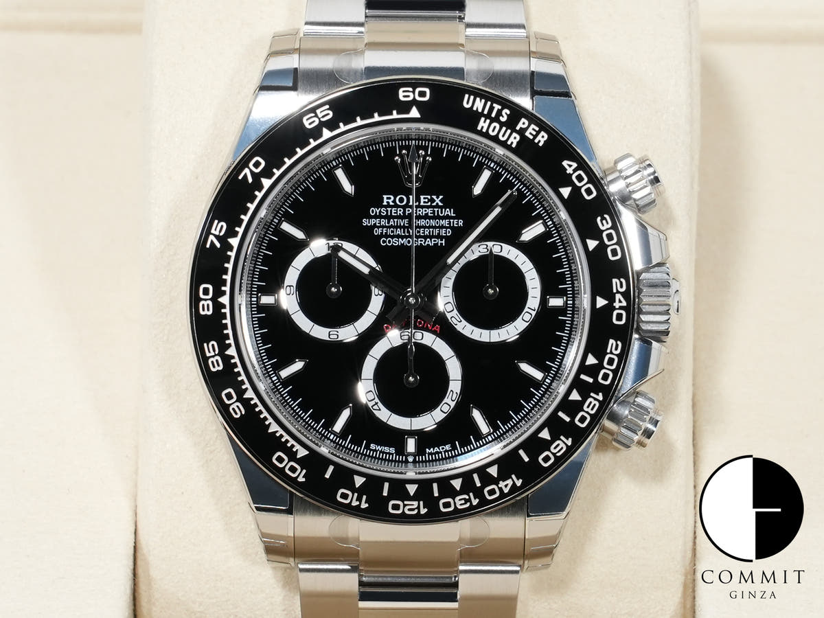 ロレックス デイトナ Ref.126500LN ステンレススチール ブラック文字盤