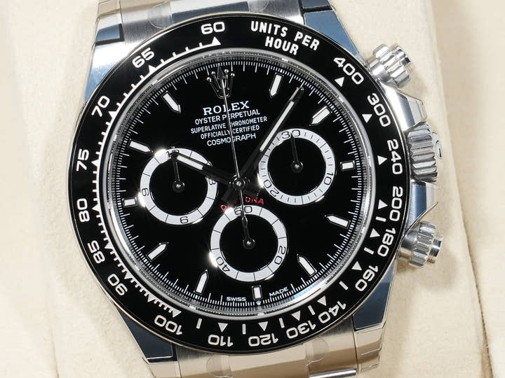 ロレックス デイトナ Ref.126500LN ステンレススチール ブラック文字盤